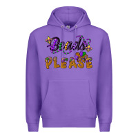 Purple beads please Premium Hoodie - CowGirlArtShop