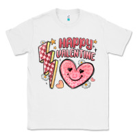 White happy valentine heart Classic Tee - MaliasSmallBusiness