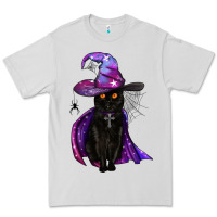 Black Witch Cat Premium Tee | Teevron