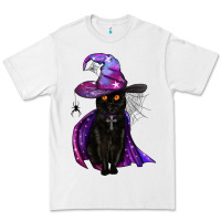 White black witch cat Premium Tee - BundleAndBundleShop