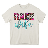 Cream race wife Heavy Core Tee - JahusDesignShop