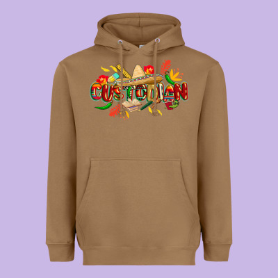 Cinco De Mayo Custodian Heavyweight Hoodie Designed By Cowgirlartshop