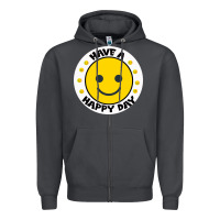 Smoke Have A Happy Day Zipper Hoodie - Bettercallsaul
