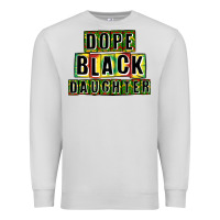 Dove Grey dope black daughter Premium Sweatshirt - CowGirlArtShop