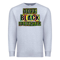 Heather Grey dope black daughter Premium Sweatshirt - CowGirlArtShop