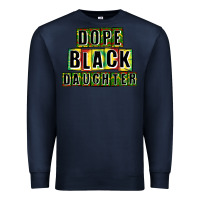 Navy dope black daughter Premium Sweatshirt - CowGirlArtShop