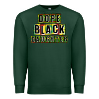 Sports Green dope black daughter Premium Sweatshirt - CowGirlArtShop