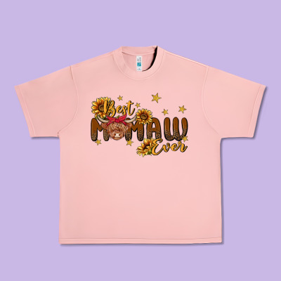 Best Mamaw Ever Cow Urban Heavy Tee Designed By Maliassmallbusiness