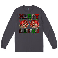 Smoke Merry Christmas skeleton hands boobs Long Sleeve Tee - NancyCooperArtShop