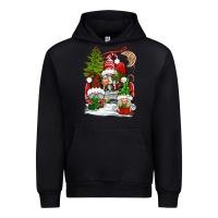 Black christmas gnome truck Urban Hoodie - BundleAndBundleShop