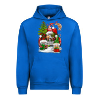 Cobalt christmas gnome truck Urban Hoodie - BundleAndBundleShop