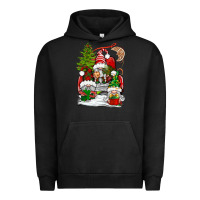 Pigment Black christmas gnome truck Urban Hoodie - BundleAndBundleShop
