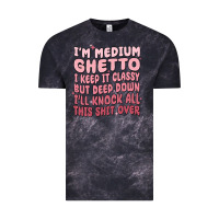 Cloud Black im medium ghetto i keep it classy but deep down pn Vintage Tee - MaliasSmallBusiness