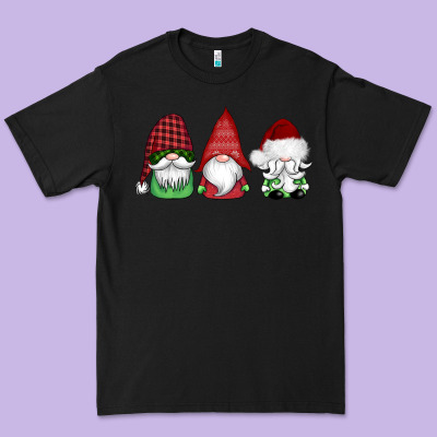 Christmas Gnomes Premium Tee Designed By Adodesignshop