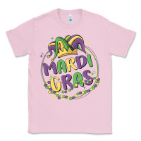 Bubblegum Pink mardi gras Classic Tee - MaliasSmallBusiness