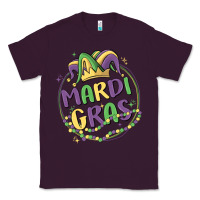 Plum mardi gras Classic Tee - MaliasSmallBusiness