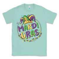 Seafoam mardi gras Classic Tee - MaliasSmallBusiness