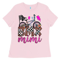 Bubblegum Pink bmx mimi Ladies Tee - JahusDesignShop