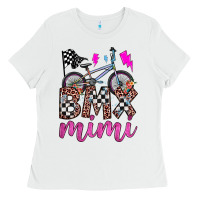 White bmx mimi Ladies Tee - JahusDesignShop