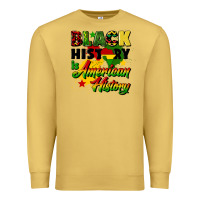 Antique Gold black history is american history Premium Sweatshirt - CowGirlArtShop