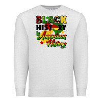 Oatmeal Heather black history is american history Premium Sweatshirt - CowGirlArtShop