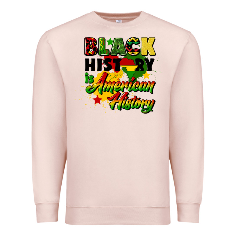 Black History Is American History Premium Sweatshirt by CowGirlArtShop | Teevron