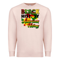 Pale Pink black history is american history Premium Sweatshirt - CowGirlArtShop
