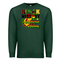 Sports Green black history is american history Premium Sweatshirt - CowGirlArtShop