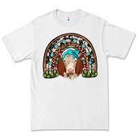 White hereford rainbow Premium Tee - JahusDesignShop
