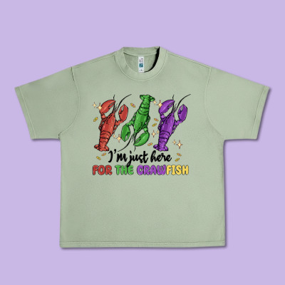 I'm Just Here For The Crawfish Urban Heavy Tee Designed By Maliassmallbusiness