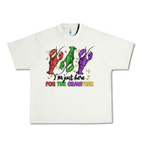 Pistachio i'm just here for the crawfish Urban Heavy Tee - MaliasSmallBusiness