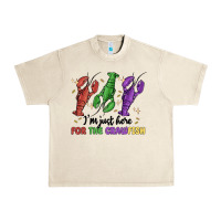 Sandshell i'm just here for the crawfish Urban Heavy Tee - MaliasSmallBusiness