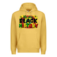 Antique Gold we are black history Premium Hoodie - CowGirlArtShop