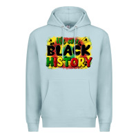 Blue Mist we are black history Premium Hoodie - CowGirlArtShop