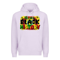 Lilac we are black history Premium Hoodie - CowGirlArtShop