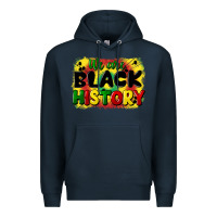 Navy we are black history Premium Hoodie - CowGirlArtShop