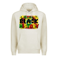 Oatmeal Heather we are black history Premium Hoodie - CowGirlArtShop