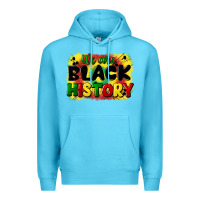Ocean Blue we are black history Premium Hoodie - CowGirlArtShop