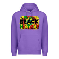 Purple we are black history Premium Hoodie - CowGirlArtShop