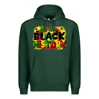 Sports Green we are black history Premium Hoodie - CowGirlArtShop