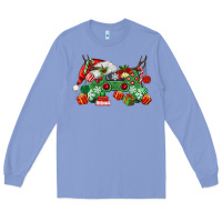 Colony Blue Christmas Game Controller Long Sleeve Tee - MaliasSmallBusiness