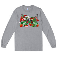 Heather Grey Christmas Game Controller Long Sleeve Tee - MaliasSmallBusiness