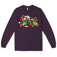 Plum Christmas Game Controller Long Sleeve Tee - MaliasSmallBusiness