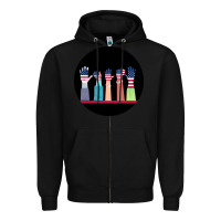 Black America Zipper Hoodie - Bettercallsaul