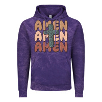 Cloud Purple amen Vintage Hoodie - MaliasSmallBusiness