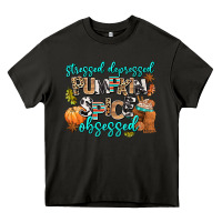 Asphalt stressed depressed pumpkin spice obsessed Heavy Core Tee - AdoDesignShop