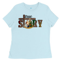 Baby Blue true story holy family Ladies Tee - RanaPortraitStore
