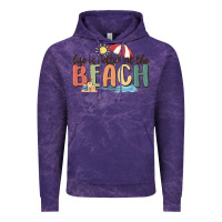 Cloud Purple life is better at the beach Vintage Hoodie - MaliasSmallBusiness