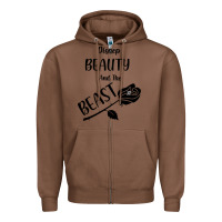 Chestnut Wrt Beauty And The Beast Zipper Hoodie - Bettercallsaul