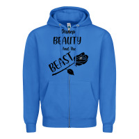 True Royal Wrt Beauty And The Beast Zipper Hoodie - Bettercallsaul